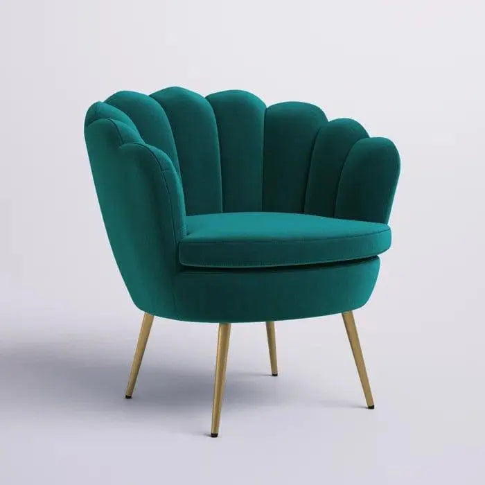 Hendrix Upholstered Barrel Chair - Ouch Cart | Armchair | Wing chair