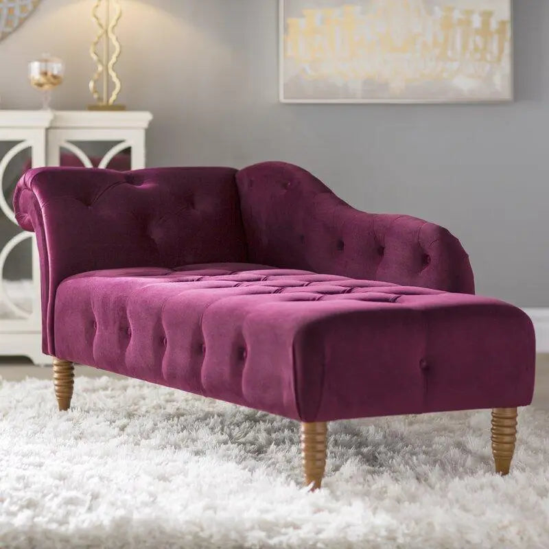 Tufted Right-Arm Chaise Lounge - Ouch Cart