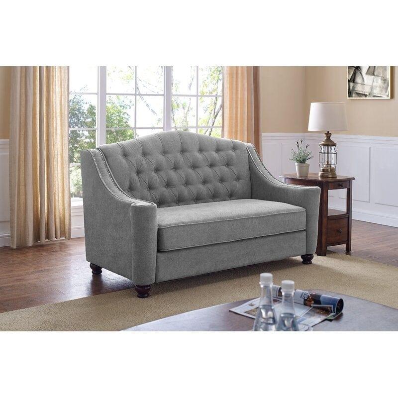 Square Arm Loveseat - Ouch Cart