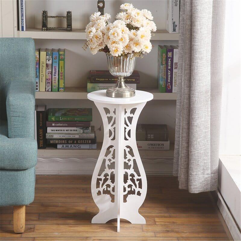 Wooden Antiqe Flower Pot Stand - Ouch Cart