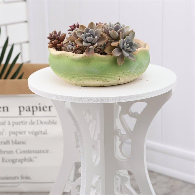 Wooden Antiqe Flower Pot Stand - Ouch Cart