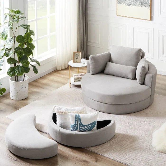 Leith-Hatfield 51'' Pillow Top Arm Sofa with Cushions - Ouch Cart