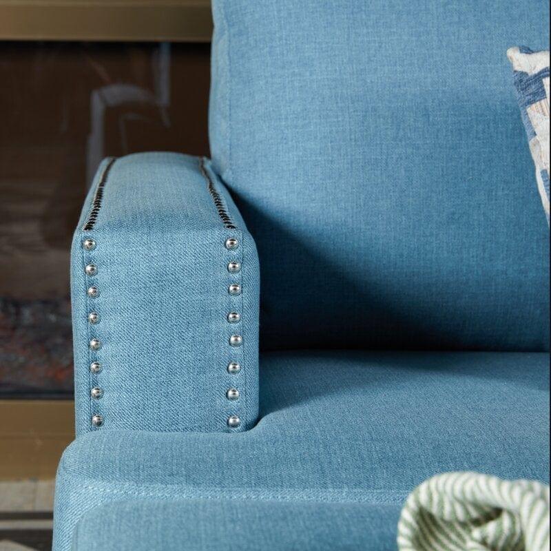 Square Arm Loveseat - Ouch Cart