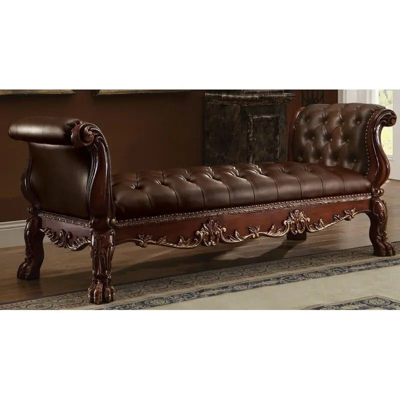 Lissandra Upholstered Bench - Ouch Cart