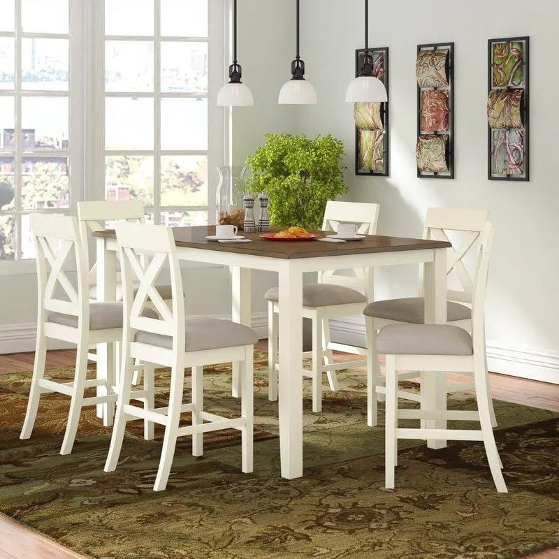 Handicrafts Sheesham Wooden 6 Seater Dining Set in Provincial Teak Finishing - Ouch Cart
