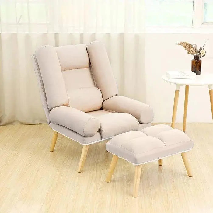 Odin Wide Tufted Lounge Chair - Ouch Cart