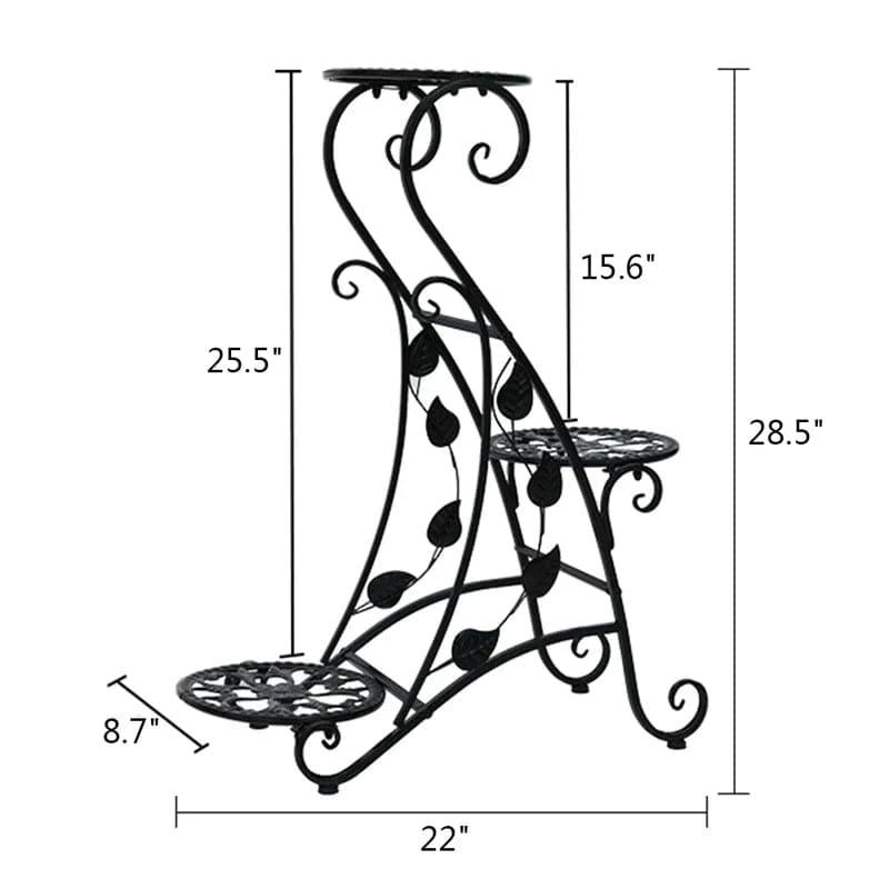Plant Stand: Etagere Metal Plant Stand - Ouch Cart