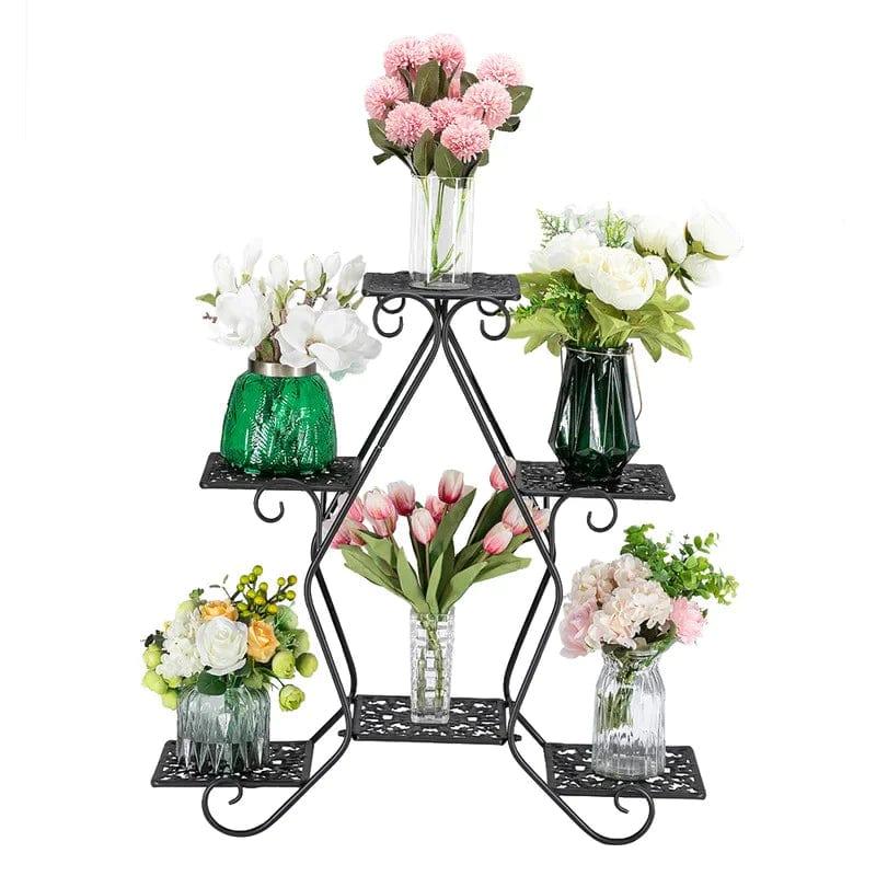 Plant Stand: Pentagonal 3 layer Plant Stand - Ouch Cart