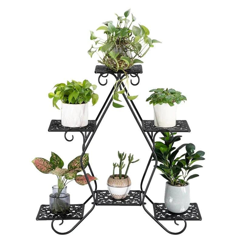 Plant Stand: Pentagonal 3 layer Plant Stand - Ouch Cart