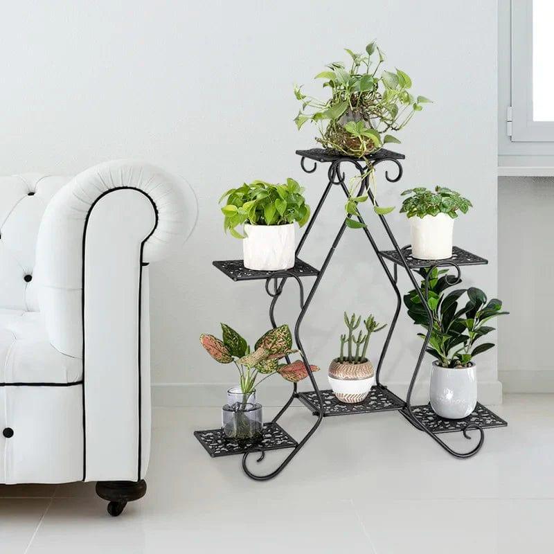 Plant Stand: Pentagonal 3 layer Plant Stand - Ouch Cart