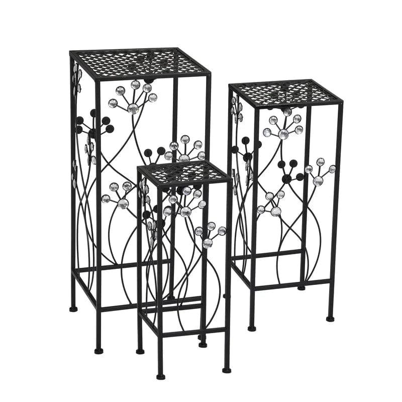 Plant Stand: Square Nesting Plant Stand - Ouch Cart