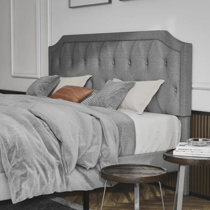 Powersville Tufted Low Profile Platform Bed - Ouch Cart