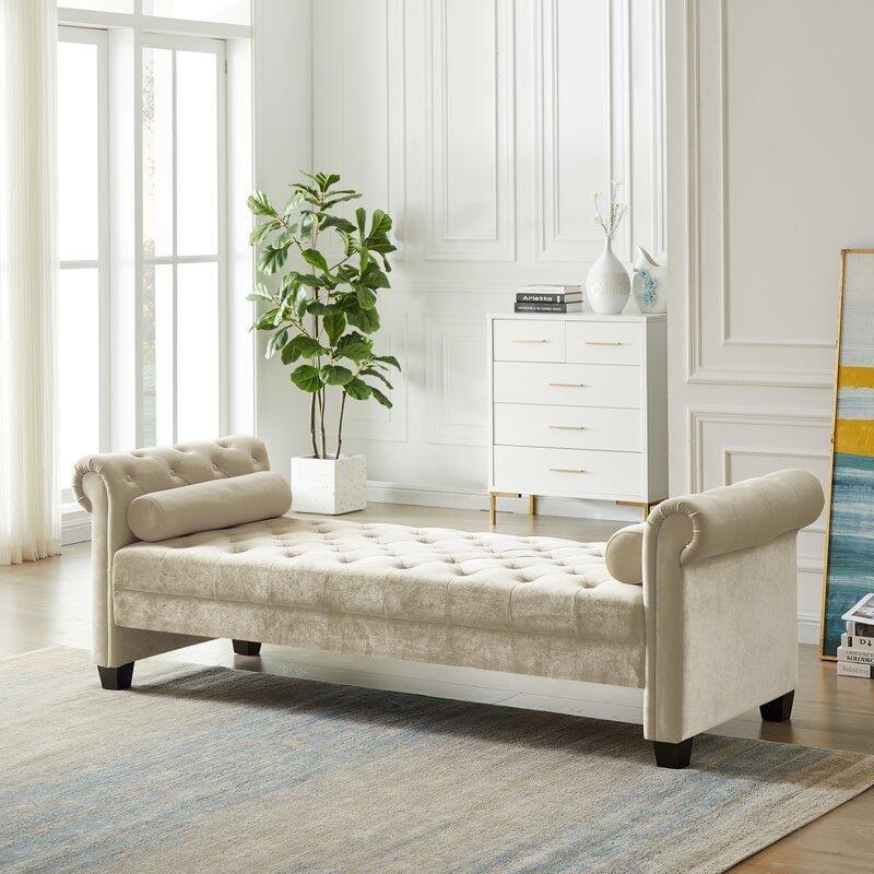 Modern Premium Arms Chaise Lounge for Home & Office Chaise Lounge - Ouch Cart