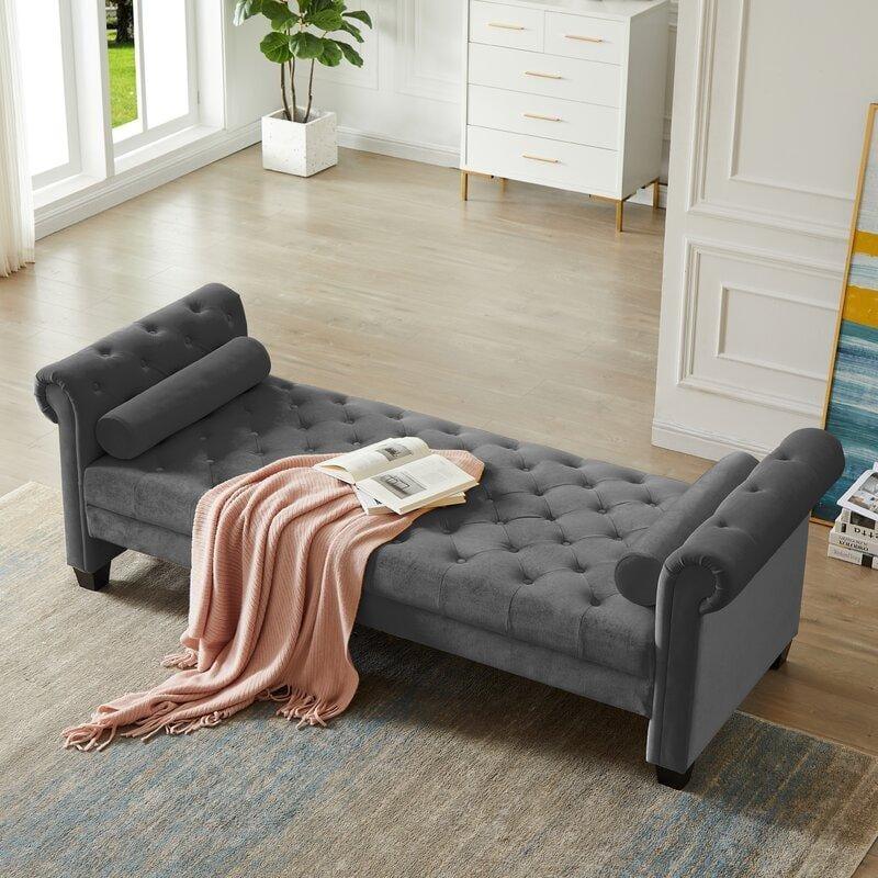 Modern Premium Arms Chaise Lounge for Home & Office Chaise Lounge - Ouch Cart