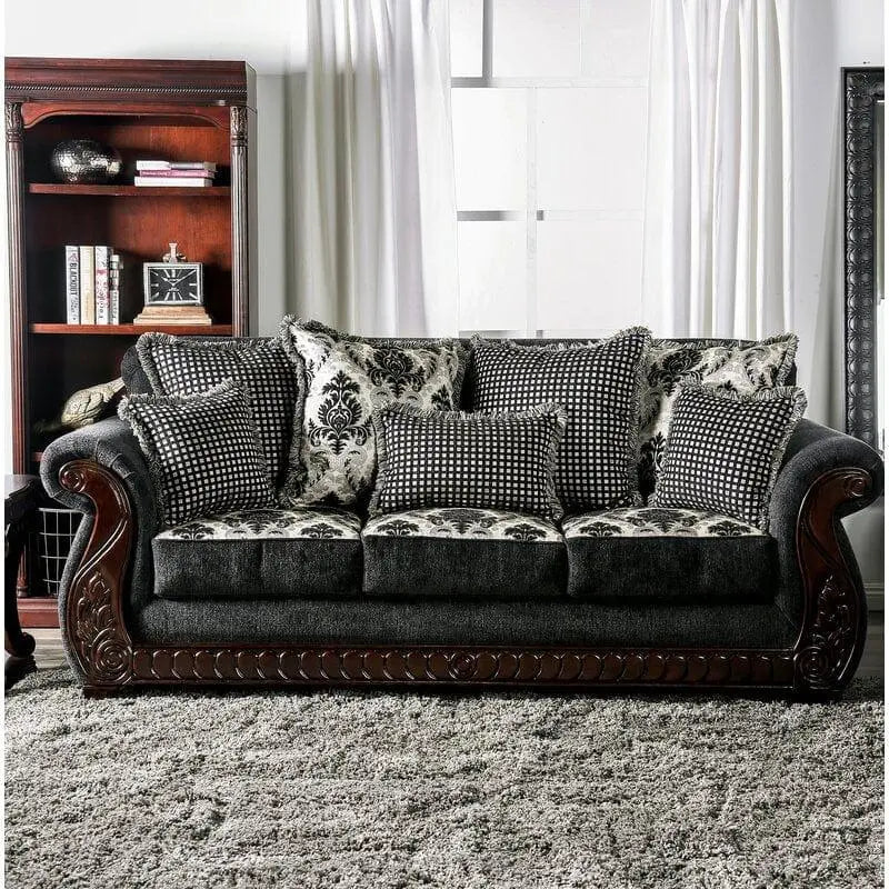 Renna Configurable Living Room 2 Piece Set 6 Seater + 1 Dining table + 2 Side Table - Ouch Cart