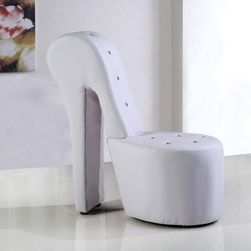 Wide Tufted Lounge Chair - Ouch Cart