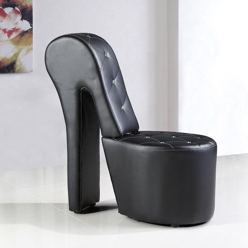 Wide Tufted Lounge Chair - Ouch Cart