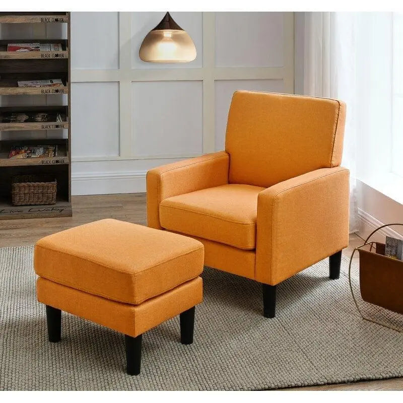 Wide Armchair and Ottoman - Ouch Cart