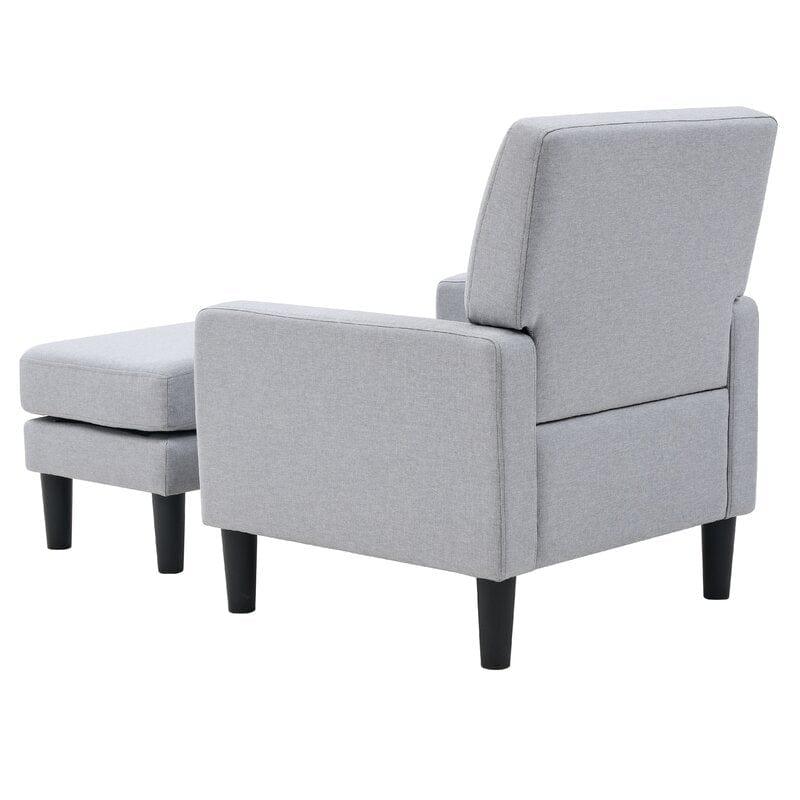 Wide Armchair and Ottoman - Ouch Cart