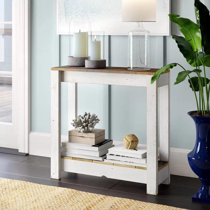 Stellan Solid Wood Console Table - Ouch Cart
