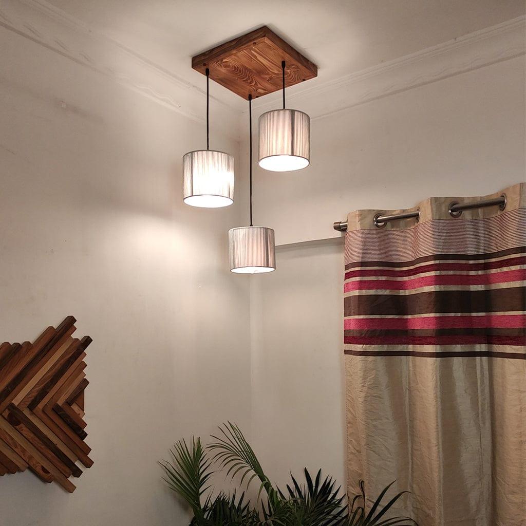 Tiga Silver Cluster Hanging Lamp (BULB NOT INCLUDED) - Ouch Cart