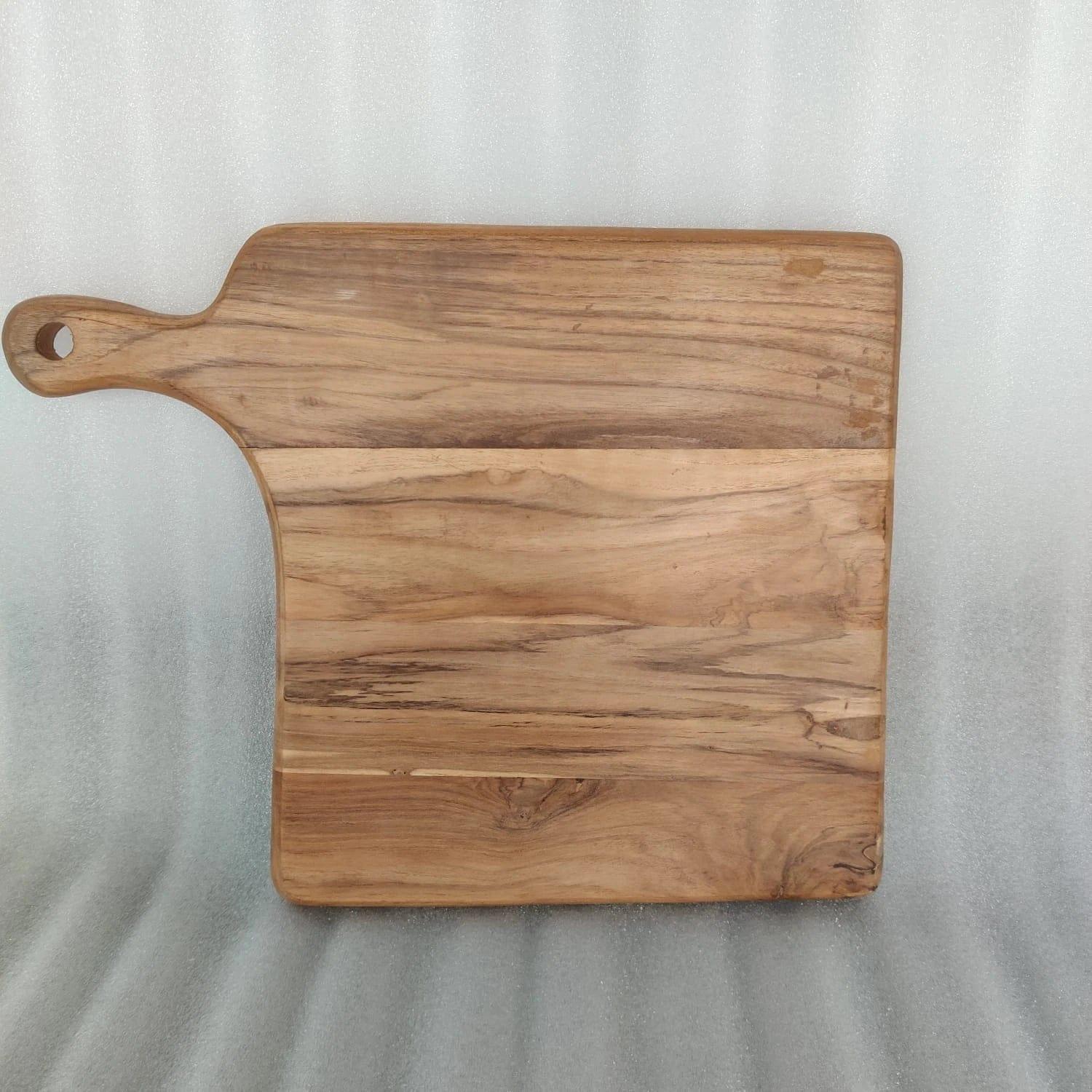 TEAK WOOD CHOPPING BOARD WOODEN CHOPPING BOARDS - Ouch Cart
