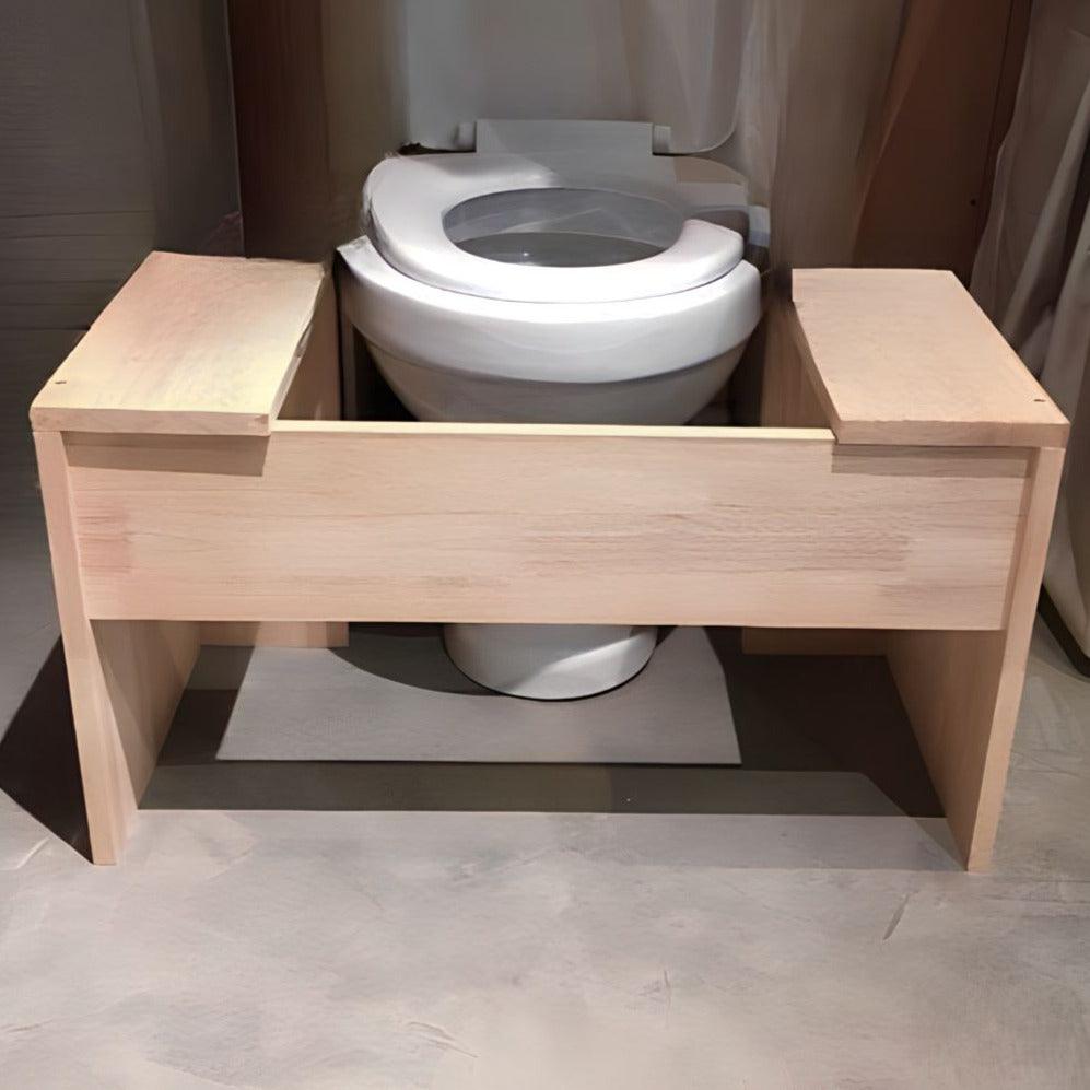 Squatting Wooden Platform/Squat Potty Stool For Toilet By Miza - Ouch Cart