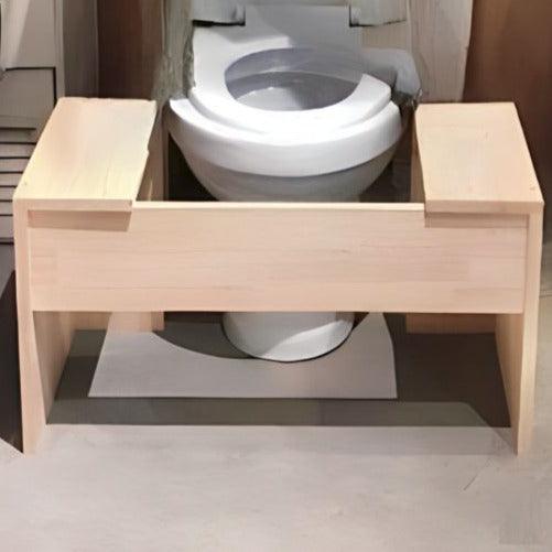 Squatting Wooden Platform/Squat Potty Stool For Toilet By Miza - Ouch Cart