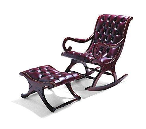 Aamazing Hand Carved Rocking Chair with foot rest - Ouch Cart