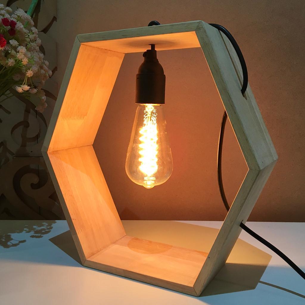 Hexagon Design Table Lamp /Hanging Lamp By Miza - Ouch Cart