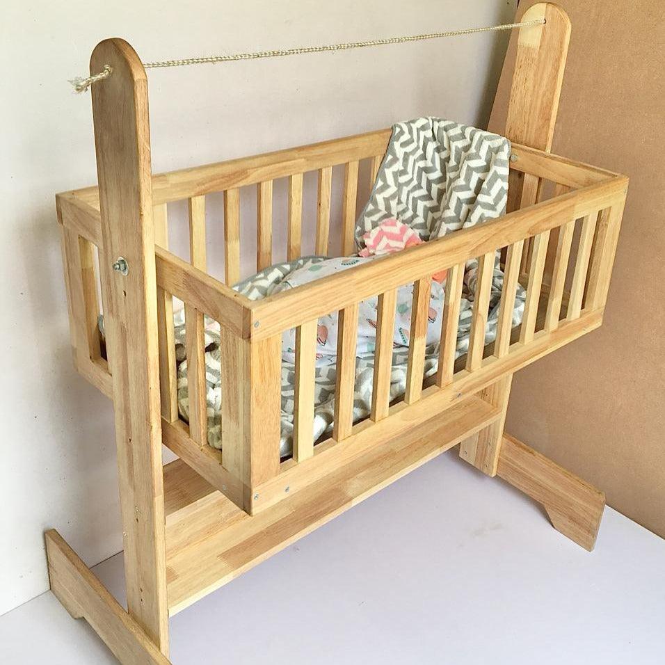 Baby Cot/Paalna/Jhula Cum Foldable Study Work Table By Miza - Ouch Cart