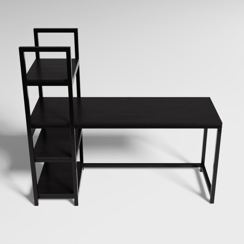 Alvin Study Table in Brown Color - Ouch Cart