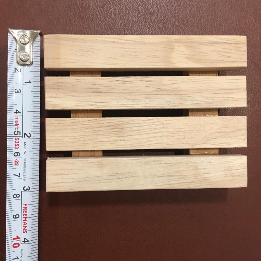 Beautifully Handcrafted Natural Wooden Soap Dish/Holder By Miza - Ouch Cart