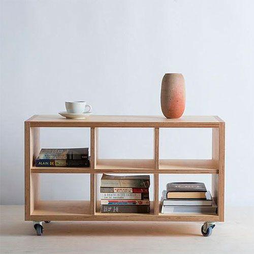 Office Book Rack Side Table Trolley By Miza - Ouch Cart