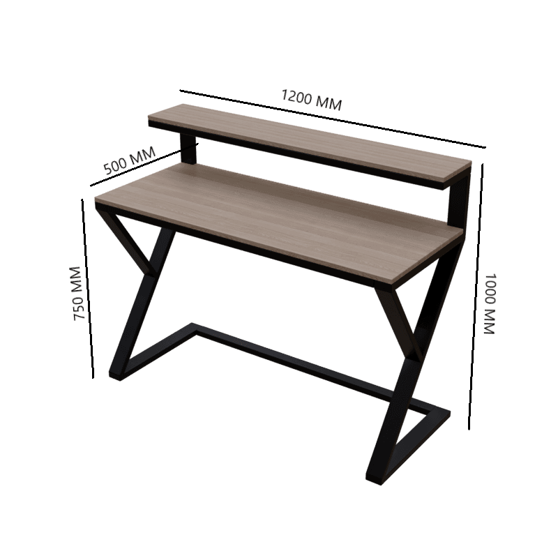 Bali Study Table in Wenge Color - Ouch Cart