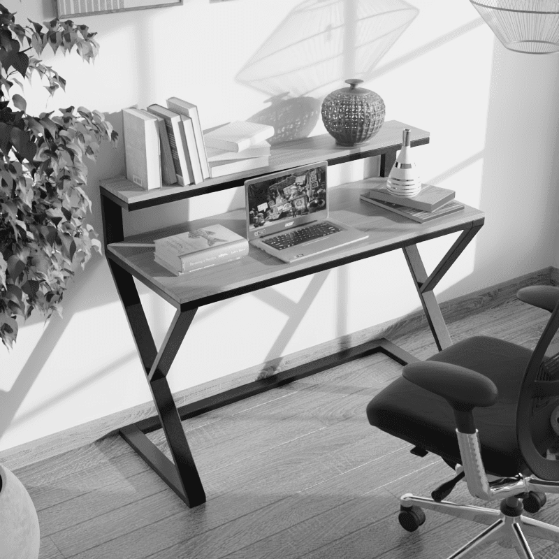 Bali Study Table in Wenge Color - Ouch Cart