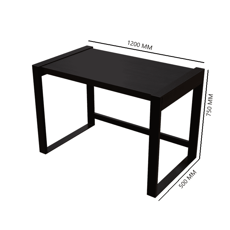 Fabio Study Table in Brown Color - Ouch Cart
