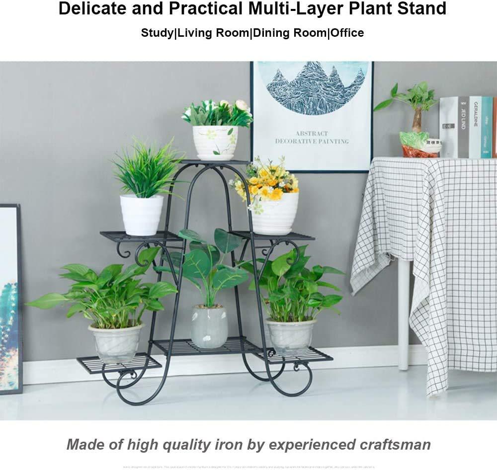 6 Tier Plant Stands for Indoors and Outdoors, Flower Pot Holder - Ouch Cart