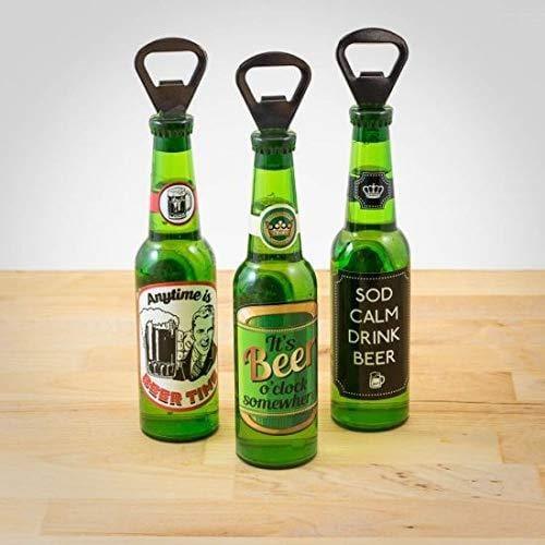 2 in 1 Whisky Shaped Bottle with Opener and Fridge Magnet - Ouch Cart