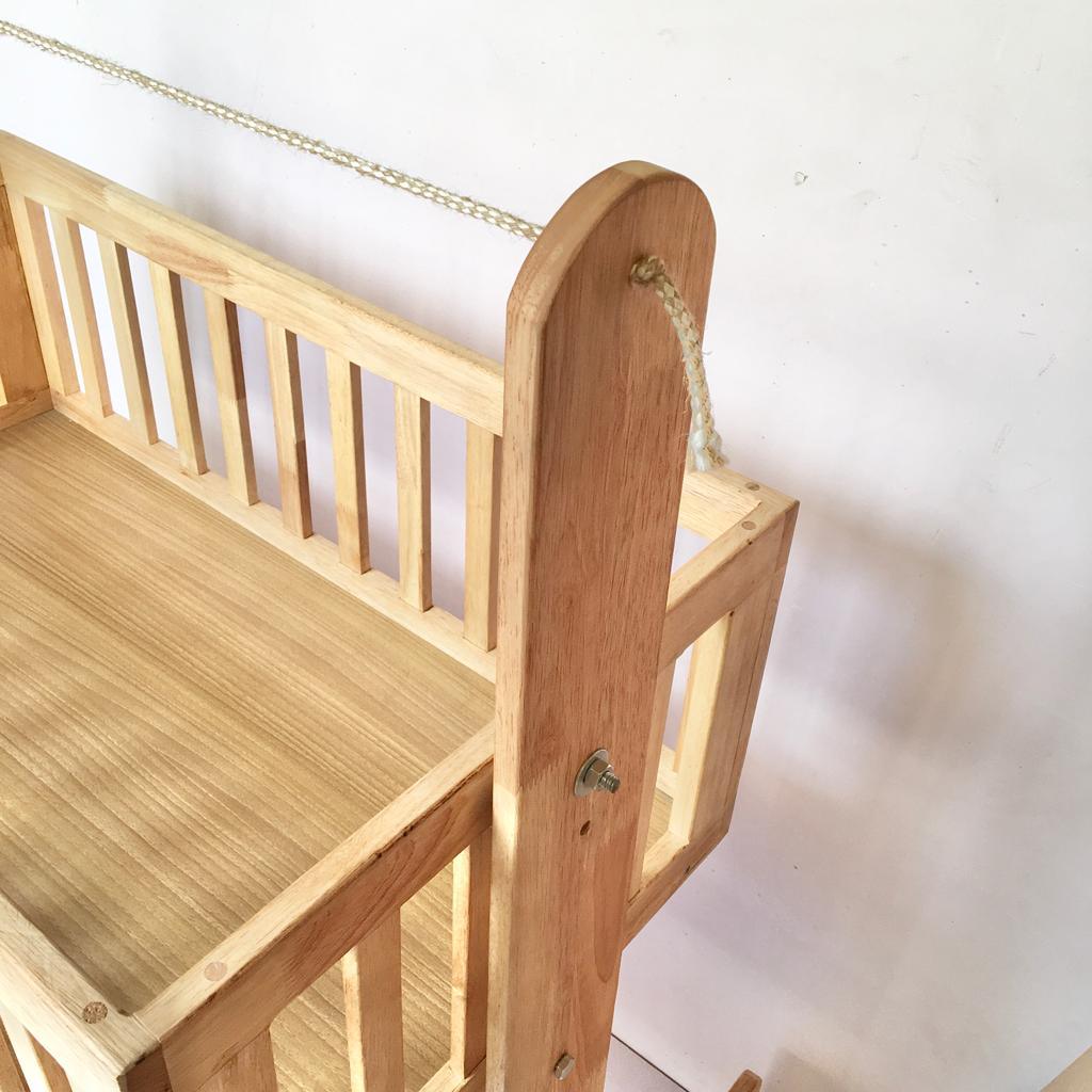 Baby Cot/Paalna/Jhula Cum Foldable Study Work Table By Miza - Ouch Cart