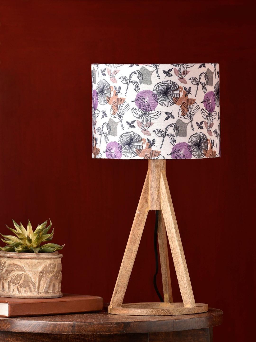 Gardenia Trio Wooden Lamp - Ouch Cart