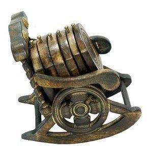 Wooden Chair Coaster Set - Ouch Cart