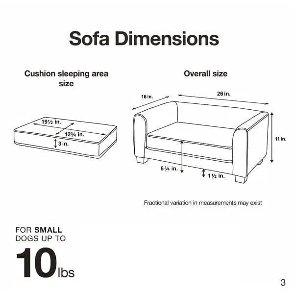 Lawlor Dog Sofa - Ouch Cart