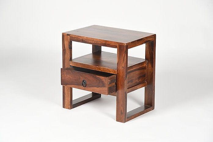 Sheesham Wood Aira Side Table - Ouch Cart