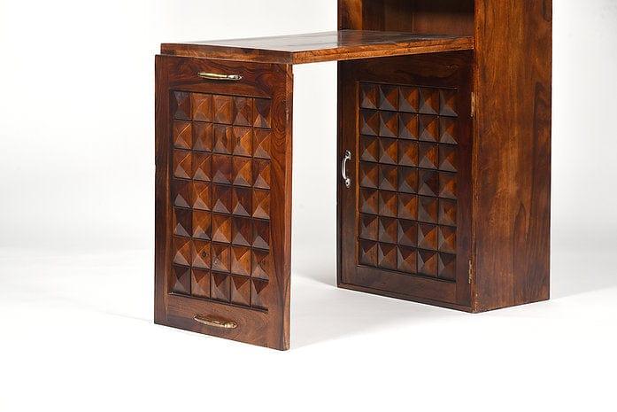 Sheesham Wood Chitra Study Table - Ouch Cart
