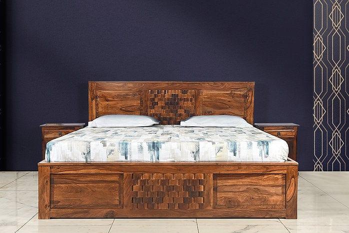 Sheesham Wood Dharuna Bed - Ouch Cart