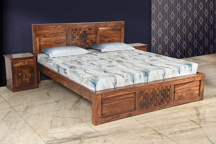 Sheesham Wood Dharuna Bed - Ouch Cart