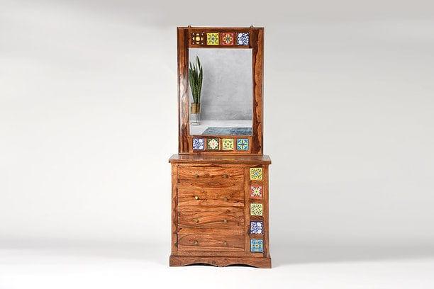Sheesham Wood Madhubala Dressing Table - Ouch Cart