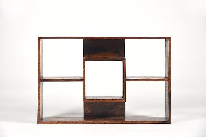 Sheesham Wood Zahra Wall Shelf - Ouch Cart