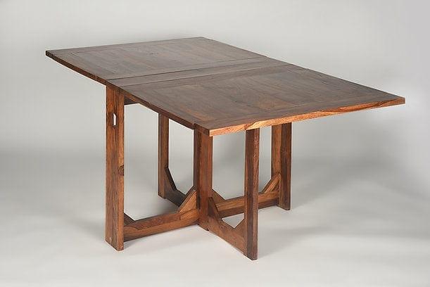 Sheesham Wood Neevan Foldable Table - Ouch Cart